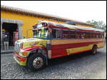 Chicken bus in full glory