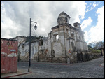 Crumbling La Concepcion church