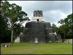 Templo II across from Temple I on the Grand Plaza
