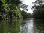 Kayaking down Macal River
