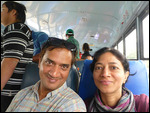 On the bus to Chetumal, Mexico