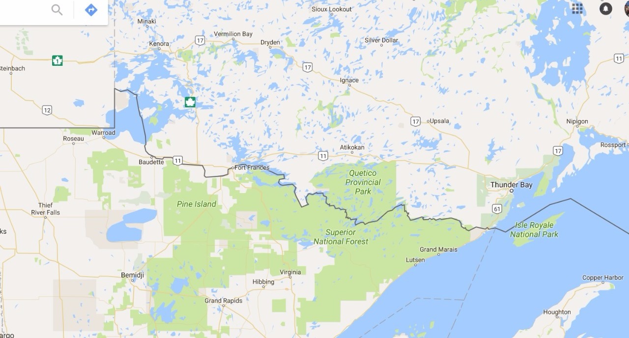 US-Canada border