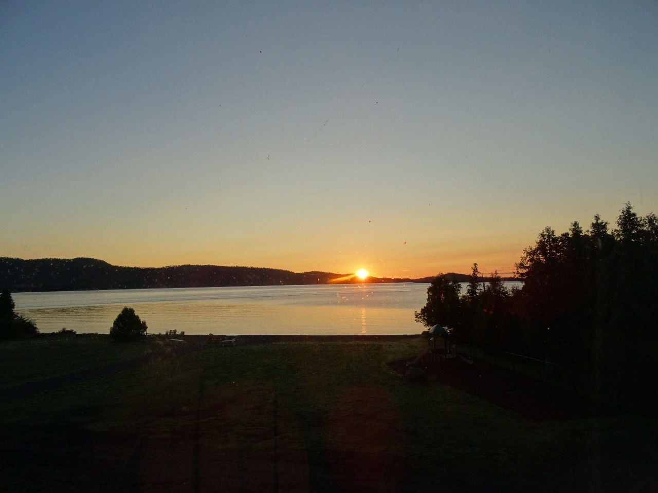 Lake Superior sunrise at Grand Portage