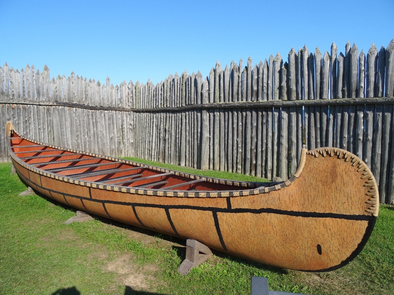 Birchbark canoe