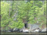 Cave on Bushyhead Island