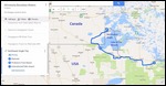 Northwest Angle Trip Map