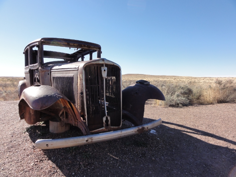 DSC02251.JPG - Exhibit commemorating U.S. Route 66.