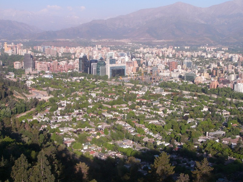 P1080536.jpg - View of Santiago from the Terraza Bellavista on Cerro San Cristobal