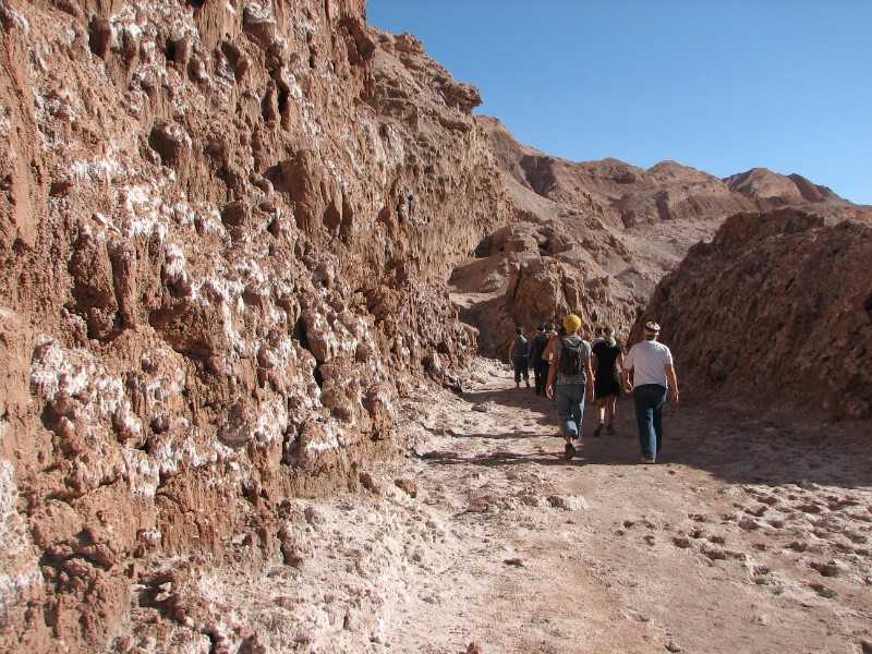 IMG_5376.jpg - The path narrows and the hike continues through a narrow canyon with walls encrusted with salt