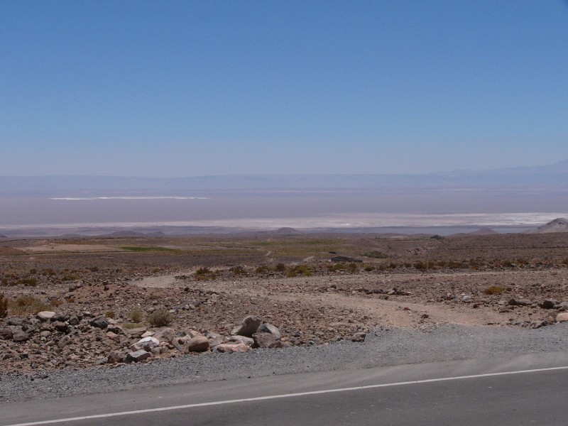 P1080329.JPG - Panoramic view of the Salar de Atacama in the afternoon.