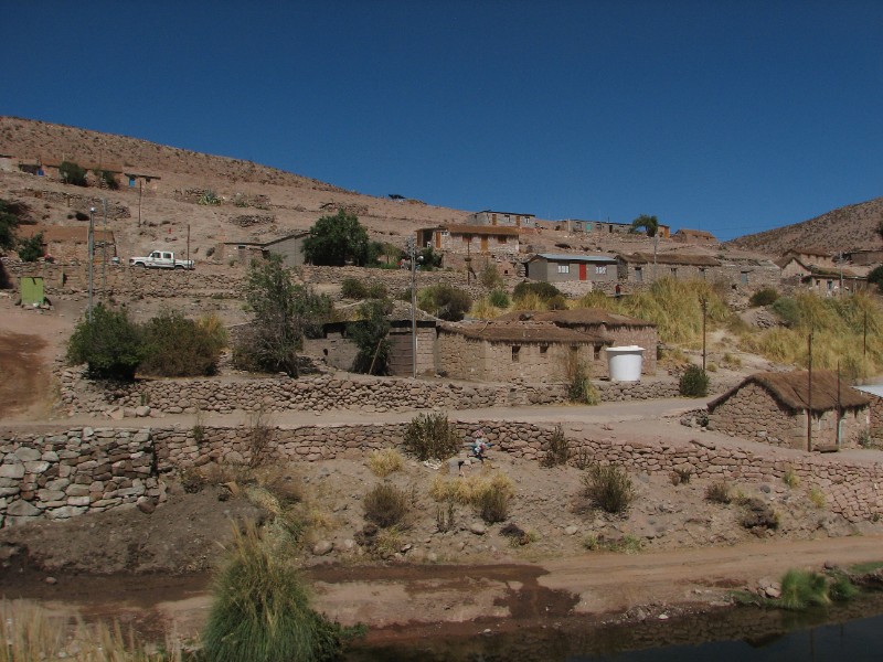 IMG_5657.jpg - The Andean village of Caspana, nestled in its namesake valley, is exactly what an Andean village is supposed to look like - verdant terraces, thatched roofs, the colonial Iglesia de San Lucas and a museum.