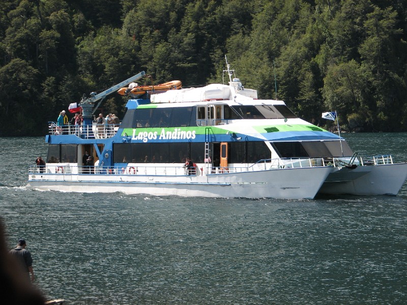 IMG_5860.jpg - The 2 hour Catamaran ride from Petrohue to Peulla. This is one of many transport segments in the day long crossover into Argentina (San Carlos di Bariloche).
