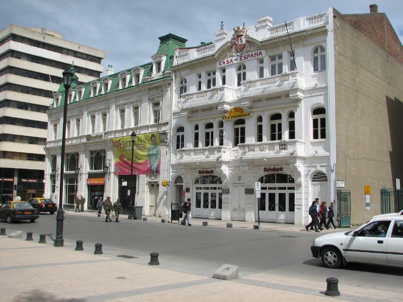 IMG_6400.JPG - Buildings around the plaza, Punta Arenas
