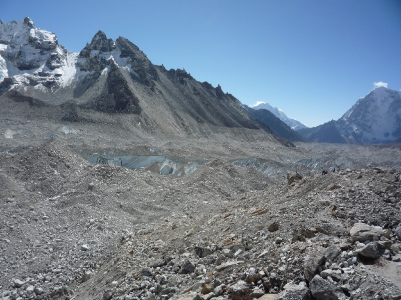 P1000587.jpg - The Khumbu Glacier with the ice showing underneath