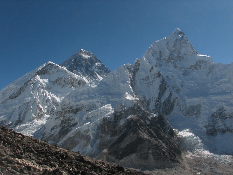 IMG_8330.jpg - On our way down, the classic photograph: Everest and Nuptse