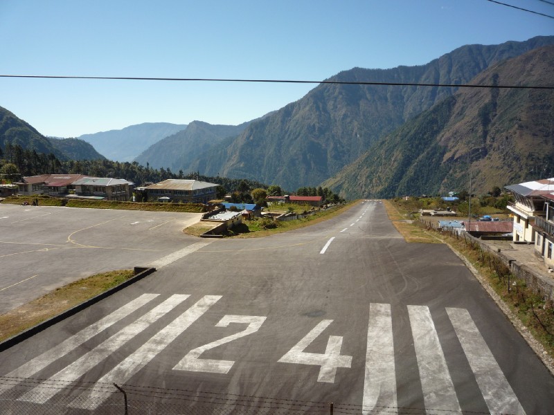 P1000701.jpg - Back at Lukla Airport, ready to return to Kathmandu