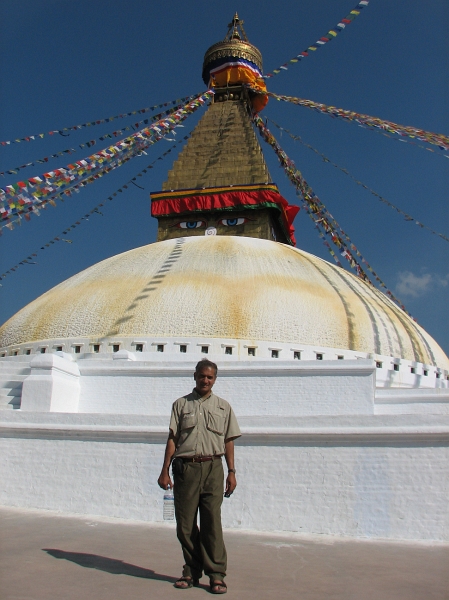 IMG_8457.JPG - In front of the Bodhnath stupa