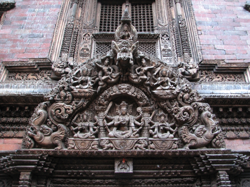 IMG_7952.JPG - Carving over the door to the Kumari's private residence.