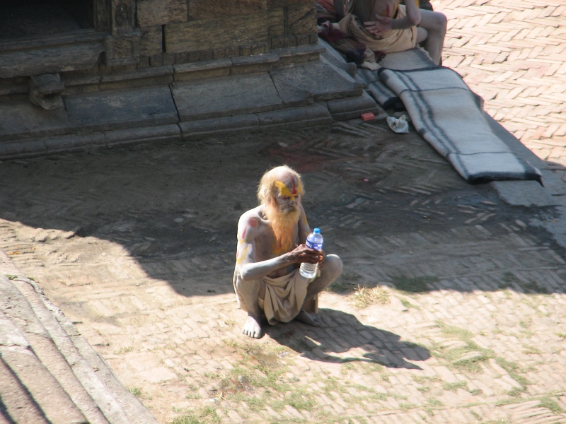 IMG_8445.JPG - A sadhu at Pashupatinath