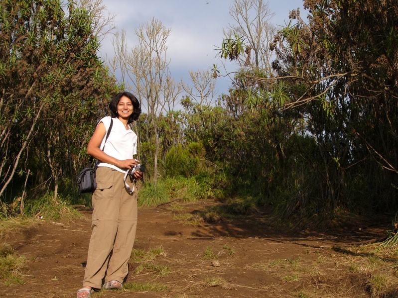 Malini at Machame Camp