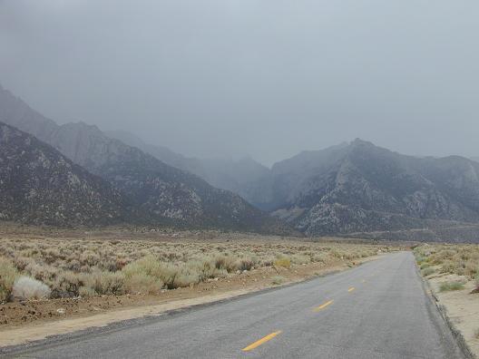 Looking towards Mount Whitney from Whitney Portal Road